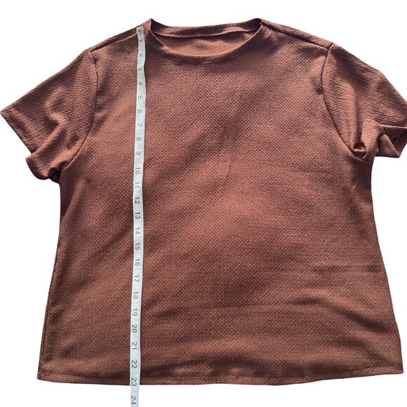 Coord Set Matching Set Brown size  14 Curve from Shein like new - Picture 2 of 12